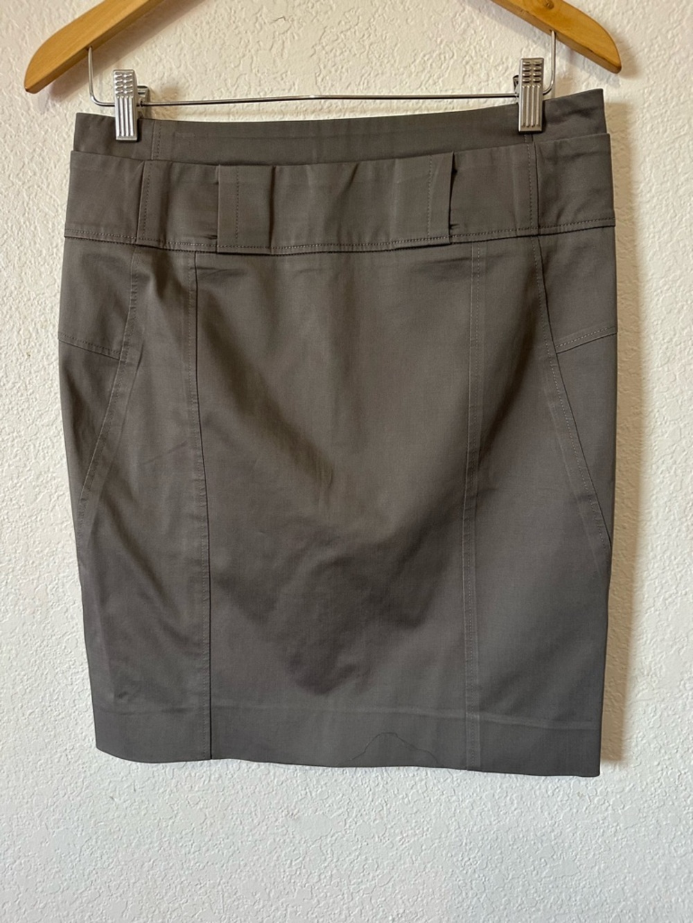 Brunello Cucinelli x Gunx Cotton Utility Mini Skirt in Grey - Size 6